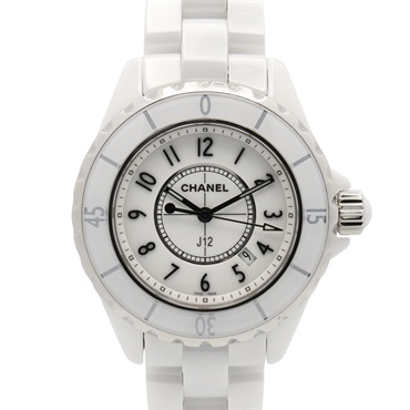 CHANEL J12 Wrist Watch H0968 Quartz ceramic Used Women Coco CC