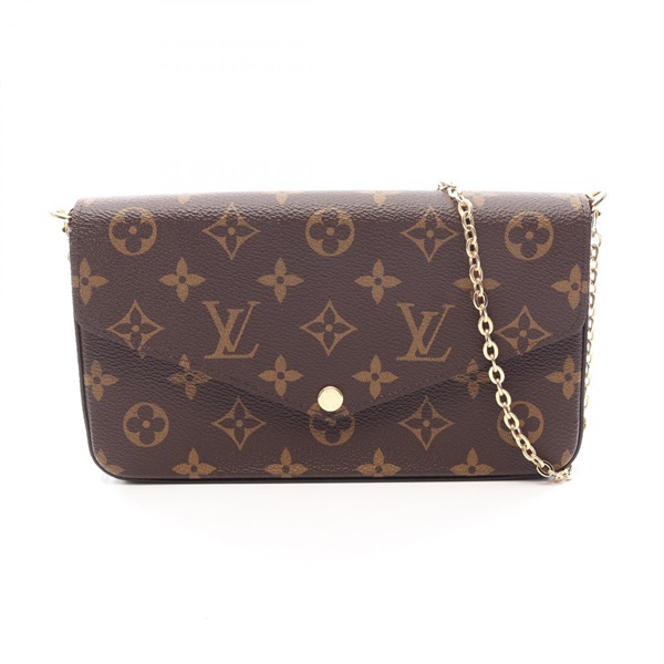 LOUIS VUITTON Felicie Pochette Shoulder Bag M81896 Monogram canvas Fuschia Used
