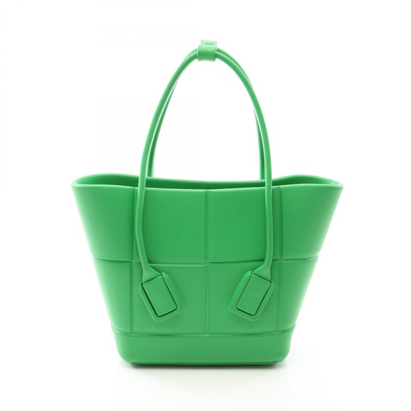 BOTTEGA VENETA The Arco shoulder Handbag 691194 rubber Green Used Women
