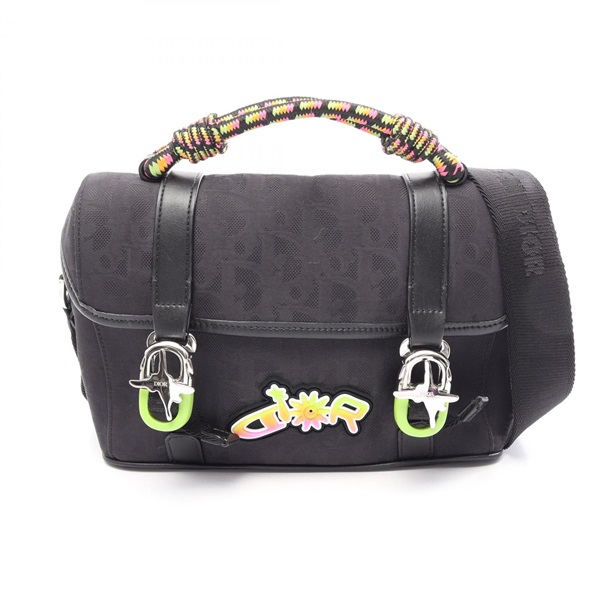 Christian Dior Lewis Hamilton Hit the Road Messenger Shoulder Bag canvas leather
