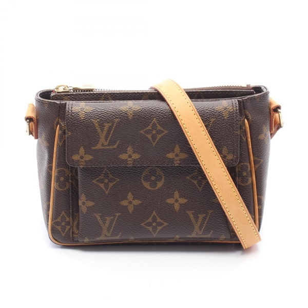LOUIS VUITTON Vivacite PM Shoulder crossbody Bag M51165 Monogram leather Brown