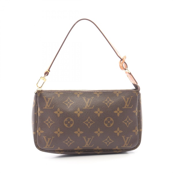 LOUIS VUITTON Pochette Accessoires Handbag pouch M51980 Monogram leather Brown