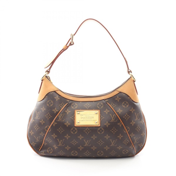 LOUIS VUITTON Thames GM Shoulder Bag M56383 Monogram leather Brown Used Women