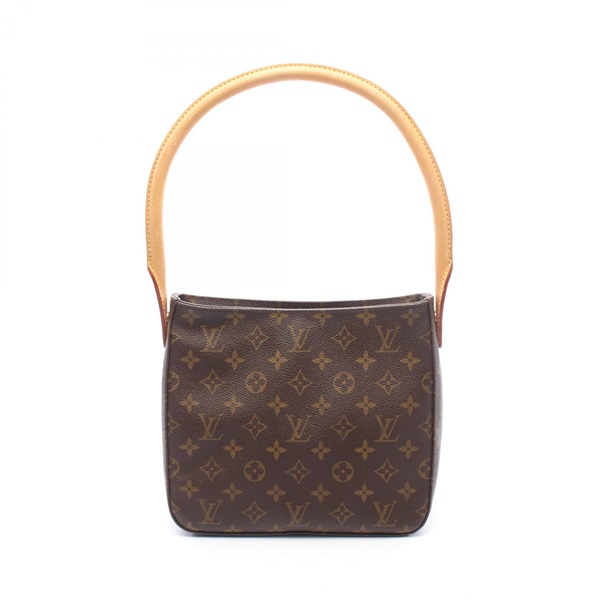 LOUIS VUITTON Looping MM Shoulder hand Bag M51146 Monogram leather Brown Used