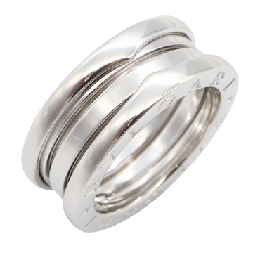 BVLGARI B-zero1 Ring 3 Bands 18KWG White Gold Used Women US size #5.5 #51