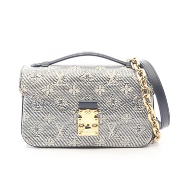 LOUIS VUITTON Pochette Metis EW Crossbody Handbag M22834 canvas leather Used LV