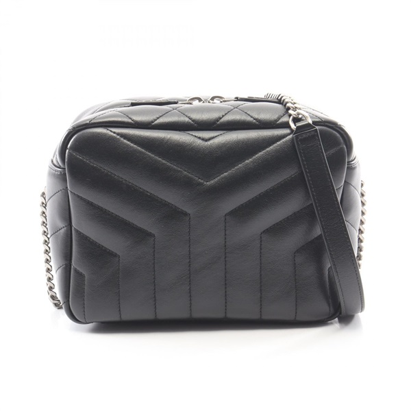 SAINT LAURENT PARIS Loulou Shoulder Crossbody Bag 574102 leather Black Used
