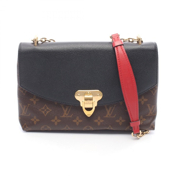 LOUIS VUITTON Saint Placide Shoulder Bag M43714 Monogram canvas leather Black LV