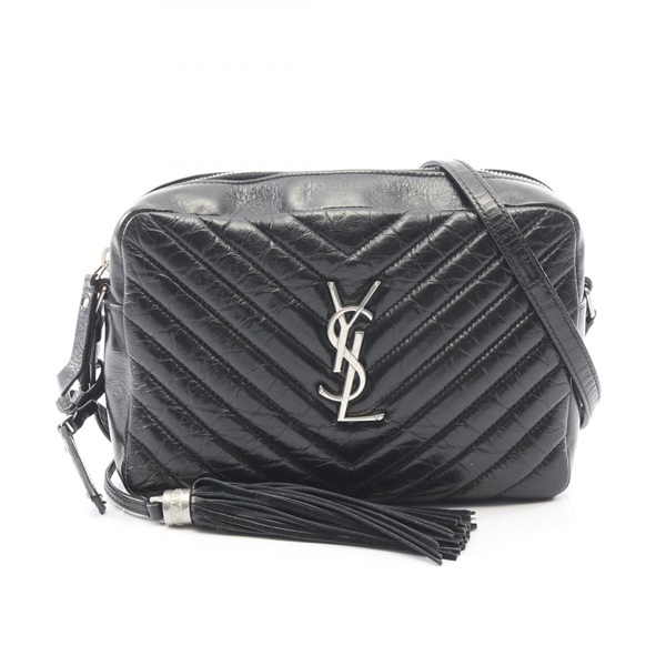 SAINT LAURENT PARIS LOU Monogram Camera Crossbody Shoulder Bag 468537 leather BK