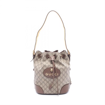 GUCCI GG Supreme Sherry Line Shoulder Bag Rucksack Backpack 473875 canvas Used