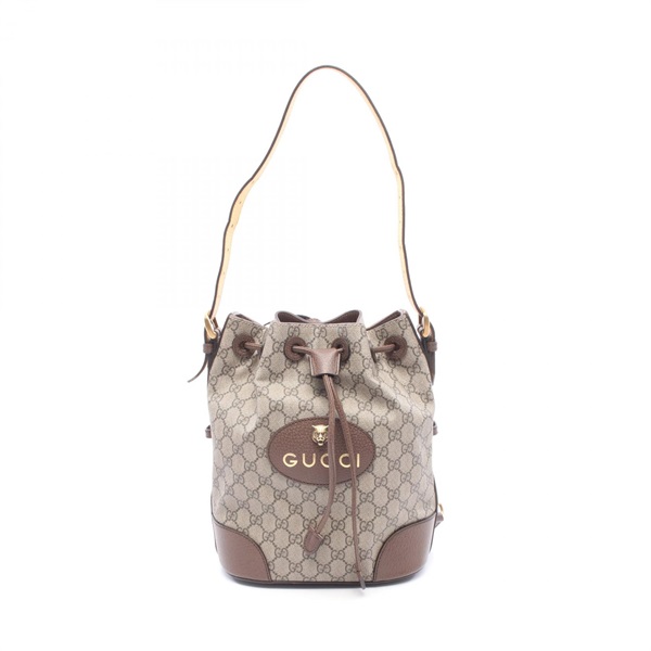 GUCCI GG Supreme Sherry Line Shoulder Bag Rucksack Backpack 473875 canvas Used