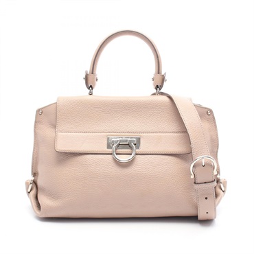 Salvatore Ferragamo Sophia Gancini Crossbody Handbag 21 A896 leather Pink Used
