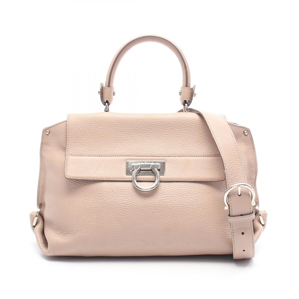 Salvatore Ferragamo Sophia Gancini Crossbody Handbag 21 A896 leather Pink Used