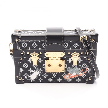 LOUIS VUITTON Petit Maru Shoulder Crossbody Bag M44437 Catgram canvas Used LV
