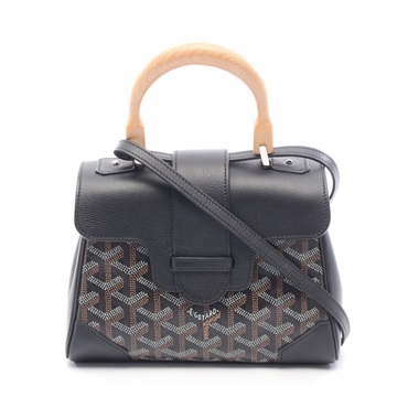 GOYARD Saigon Mini Shoulder Crossbody Handbag SAIGONMINTY01CL03P canvas leather