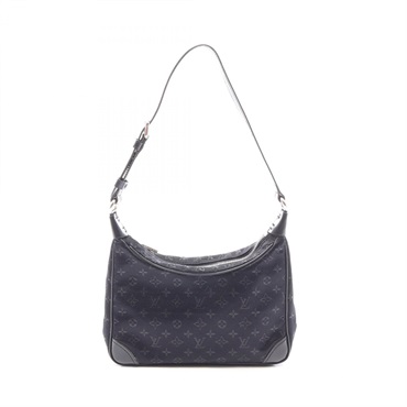 LOUIS VUITTON Little Boulogne shoulder Handbag M92142 Monogram Satin leather BK