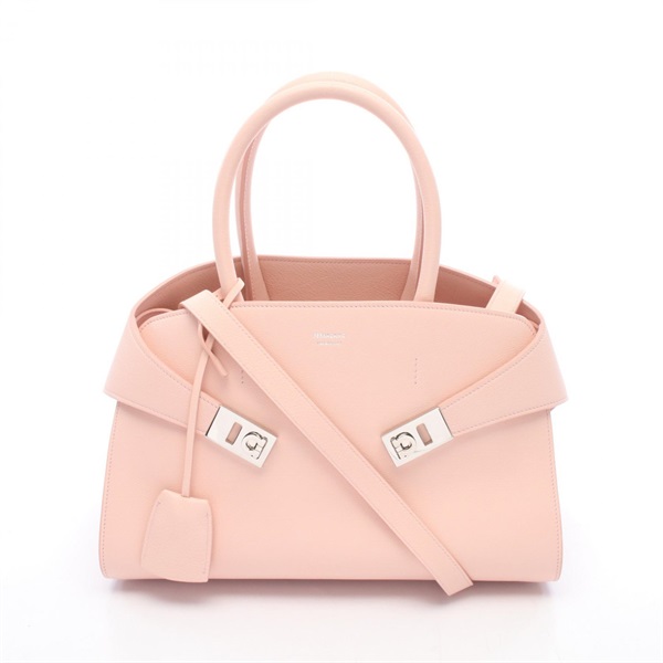 Salvatore Ferragamo HUG Small Shoulder Crossbody Handbag 215608 leather PK Used