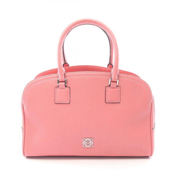 LOEWE Alamo 32 Tote Handbag leather Pink SHW Used Women