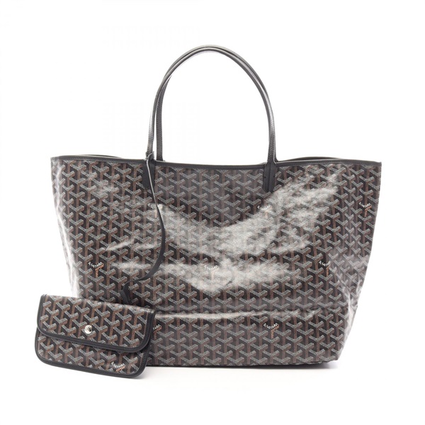 GOYARD Saint Louis GM Tote Bag canvas leather Black Multicolor Used Women