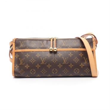 LOUIS VUITTON Popancourt Long Shoulder Crossbody Bag M40008 Monogram canvas Used