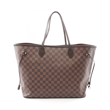 LOUIS VUITTON Neverfull GM Tote Shoulder Bag N51106 Damier Ebene canvas Used LV