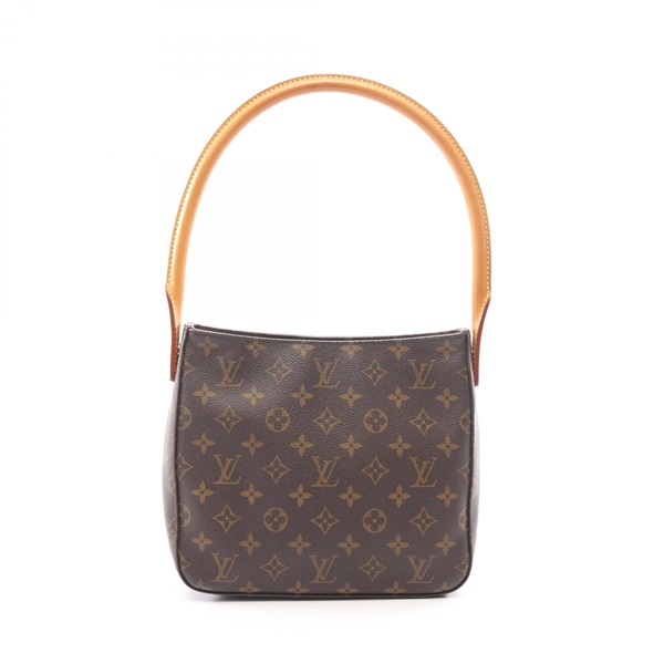 LOUIS VUITTON Looping MM Shoulder Bag M51146 Monogram canvas leather Brown Used