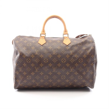 LOUIS VUITTON Speedy 40 Handbag M41522 Monogram canvas leather Brown Used LV