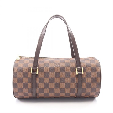 LOUIS VUITTON Papillon 26 Shoudler Handbag N51304 Damier Ebene canvas Used　LV