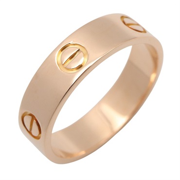 CARTIER Love Ring 18KRG Pink Rose Gold Used Women US size #9.25 #60