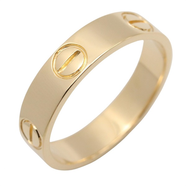 CARTIER Love Ring 18KYG Yellow Gold Used unisex US size 8.5 #58
