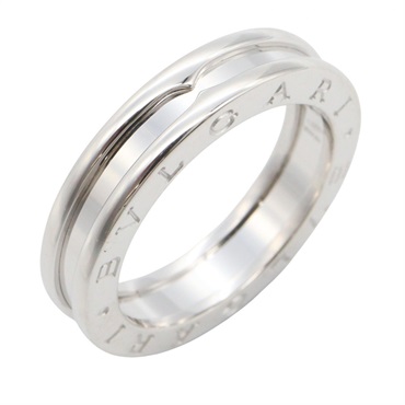 BVLGARI B-zero1 Ring 1 Band 18KWG White Gold Used Women US size #7.5 #56