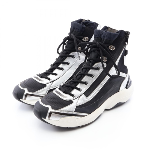 Christain Dior Hajime Sorayama B24 Runtek Sneakers 3SH120YNL leather Fabric #40