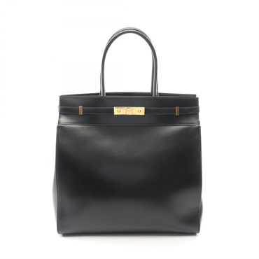 SAINT LAURENT PARIS Manhattan N/S Tote Bag 757302 0SX0W leather Black Used mens