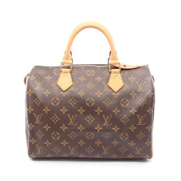 LOUIS VUITTON Speedy 30 Handbag M41526 Monogram PVC coated canvas leather Used