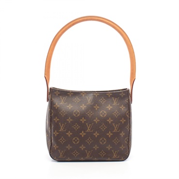 LOUIS VUITTON Looping MM Shoulder Handbag M51146 Monogram canvas leather Used LV