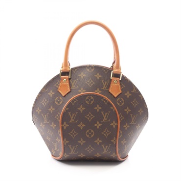 LOUIS VUITTON Ellipse PM Handbag M51127 Monogram leather Brown Used Women