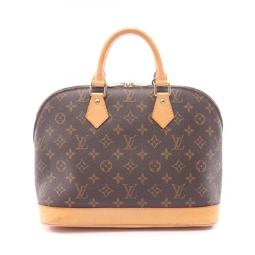 LOUIS VUITTON Alma PM Handbag M51130 Monogram leather Brown Used Women