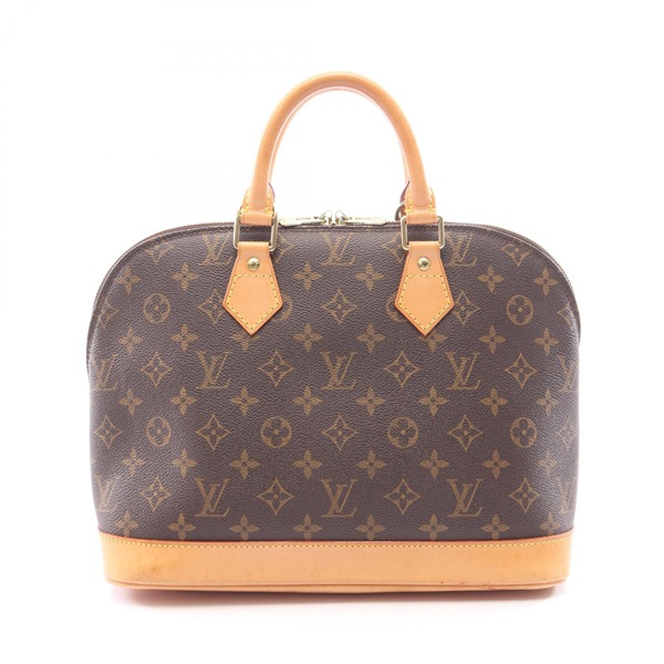 LOUIS VUITTON Alma PM Handbag M51130 Monogram leather Brown Used Women