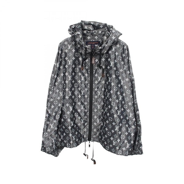 LOUIS VUITTON Monogram Windbreaker Nylon jacket #34 FI0W19TTL silk polyester LV