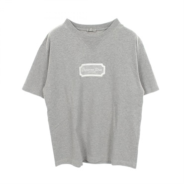 Christian Dior Couture logo embroidered T-shirt 243J685B0554 cotton Used size M