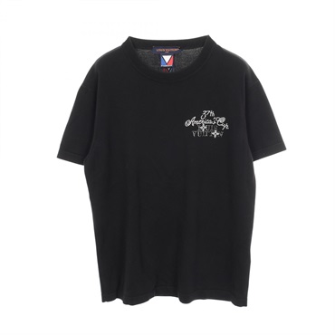 LOUIS VUITTON Embellished T-shirt RM242MH OY8 HRN57W cotton Black Used mens M