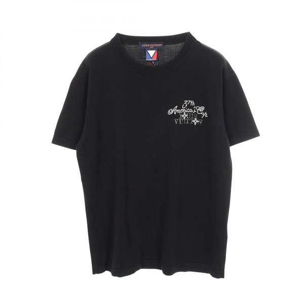 LOUIS VUITTON Embellished T-shirt RM242MH OY8 HRN57W cotton Black Used mens M