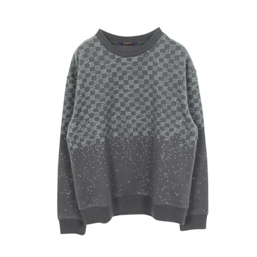 LOUIS VUITTON Damier spread Printed Sweatshirt RM222M IHN HNY11W cotton size L