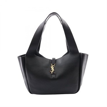 SAINT LAURENT PARIS LE 5 A 7 BEA Tote Shuolder Bag 763435 leather Black Used