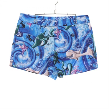 Christian Dior KENNY SCHARF Swimwear Pants 193B104AB042 polyester Preowned #S