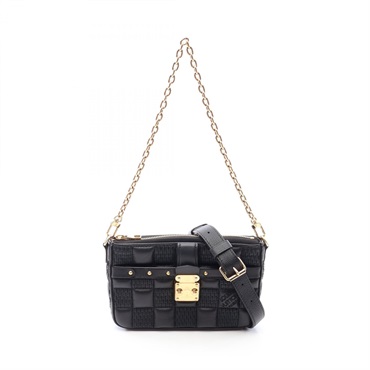 LOUIS VUITTON Pochette Troca chain Shoulder hand Bag M59046 Damier Giant leather