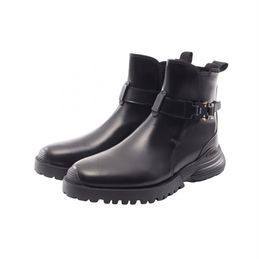 Christian Dior Combat Jodhpur Short Boots Shoes #40 leather Black Used mens