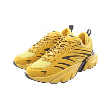 Christian Dior B44 Blade sneakers #41 Fabric Rubber Yellow Black Used mens