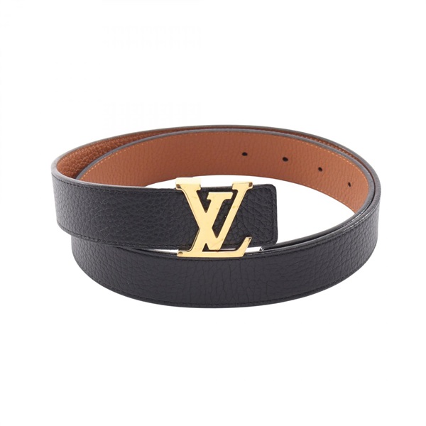 LOUIS VUITTON Ceinture LV Madeleine Belt M9521 leather Black Brown used
