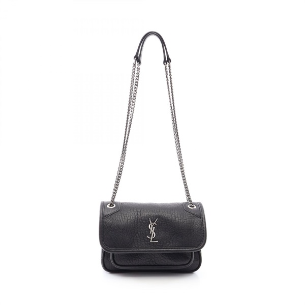SAINT LAURENT PARIS Niki Mini chain Shoulder hand Bag 828736AACIA1000 leather BK